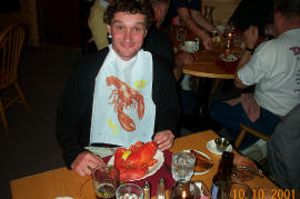 The lobster meal